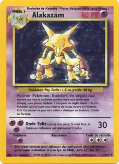 Carte Pokémon Alakazam 1 — Set de Base