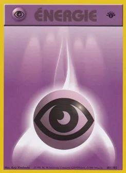 Carte Pokémon Énergie Psy 101 — Set de Base