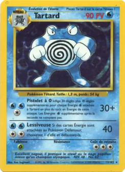 Carte Pokémon Tartard 13 — Set de Base