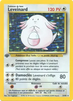 Carte Pokémon Leveinard 3 — Set de Base