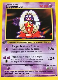 Carte Pokémon Lippoutou 31