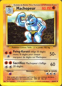 Carte Pokémon Machopeur 34