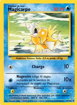 Carte Pokémon Magicarpe 35