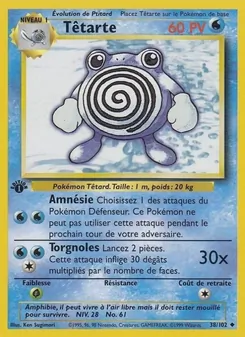 Carte Pokémon Têtarte 38 — Set de Base