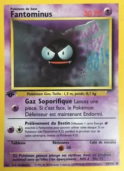 Carte Pokémon Fantominus 50 — Set de Base