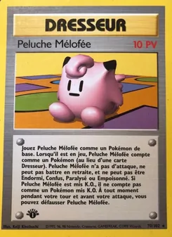 Carte Pokémon Peluche Mélofée 70 — Set de Base