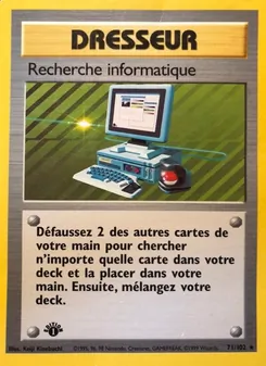 Carte Pokémon Recherche informatique 71 — Set de Base