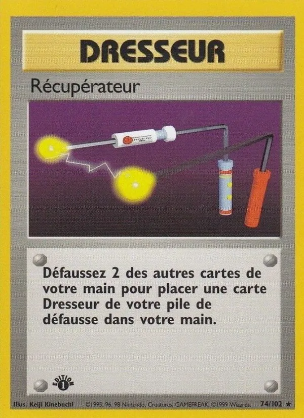 Carte Pokémon Récupérateur 74/102 de l'extension Set de Base