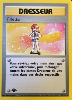 Carte Pokémon Fillette 75 — Set de Base
