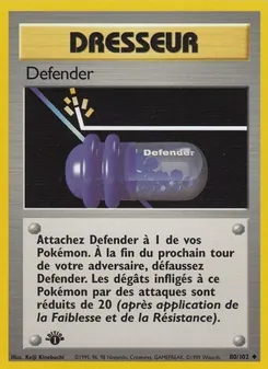 Carte Pokémon Defender 80 — Set de Base