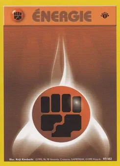 Carte Pokémon Énergie Combat 97 — Set de Base