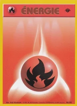 Carte Pokémon Énergie Feu 98 — Set de Base