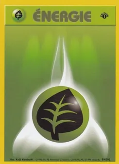 Carte Pokémon Énergie Plante 99 — Set de Base
