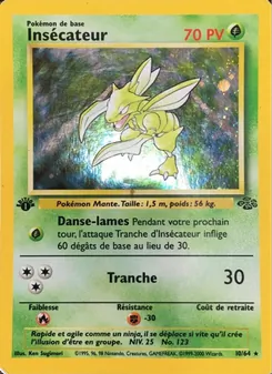 Carte Pokémon Insécateur 10 — Jungle