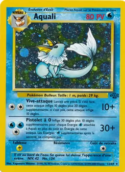 Carte Pokémon Aquali 12 — Jungle
