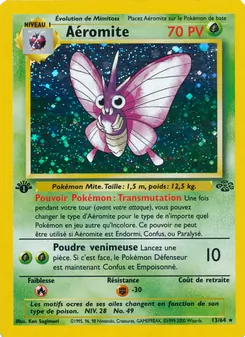 Carte Pokémon Aéromite 13 — Jungle