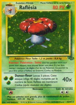 Carte Pokémon Raflésia 15 — Jungle