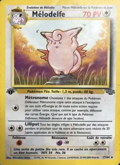 Carte Pokémon Mélodelfe 17 — Jungle