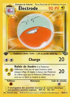 Carte Pokémon Électrode 18