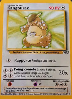Carte Pokémon Kangourex 21