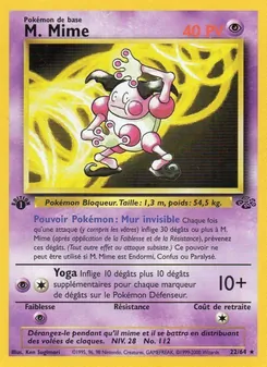 Carte Pokémon M. Mime 22 — Jungle