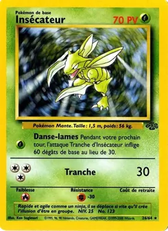Carte Pokémon Insécateur 26