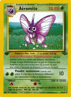 Carte Pokémon Aéromite 29 — Jungle