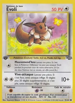 Carte Pokémon Évoli 51 — Jungle