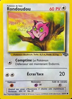 Carte Pokémon Rondoudou 54 — Jungle