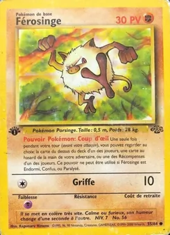 Carte Pokémon Férosinge 55 — Jungle