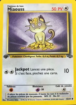 Carte Pokémon Miaouss 56 — Jungle