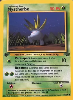 Carte Pokémon Mystherbe 58 — Jungle