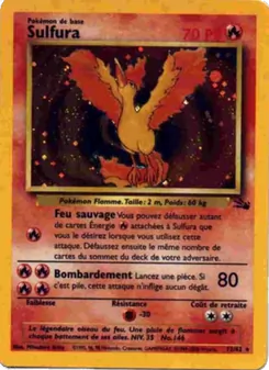 Carte Pokémon Sulfura 12 — Fossile