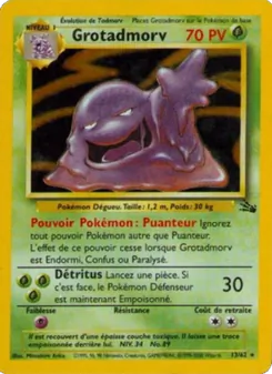 Carte Pokémon Grotadmorv 13 — Fossile