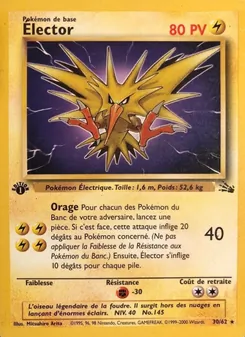 Carte Pokémon Élector 30 — Fossile