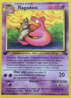 Carte Pokémon Flagadoss 43 — Fossile