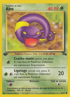 Carte Pokémon Abo 46 — Fossile