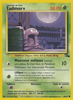 Carte Pokémon Tadmorv 48 — Fossile