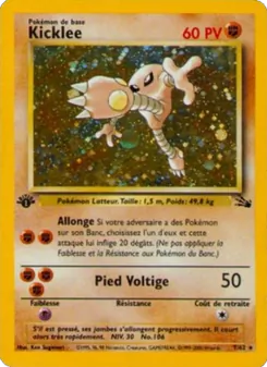 Carte Pokémon Kicklee 7 — Fossile