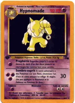 Carte Pokémon Hypnomade 8 — Fossile