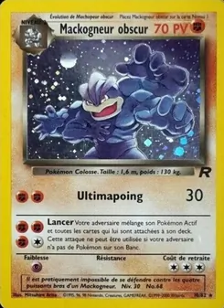 Carte Pokémon Mackogneur obscur 10 — Team Rocket