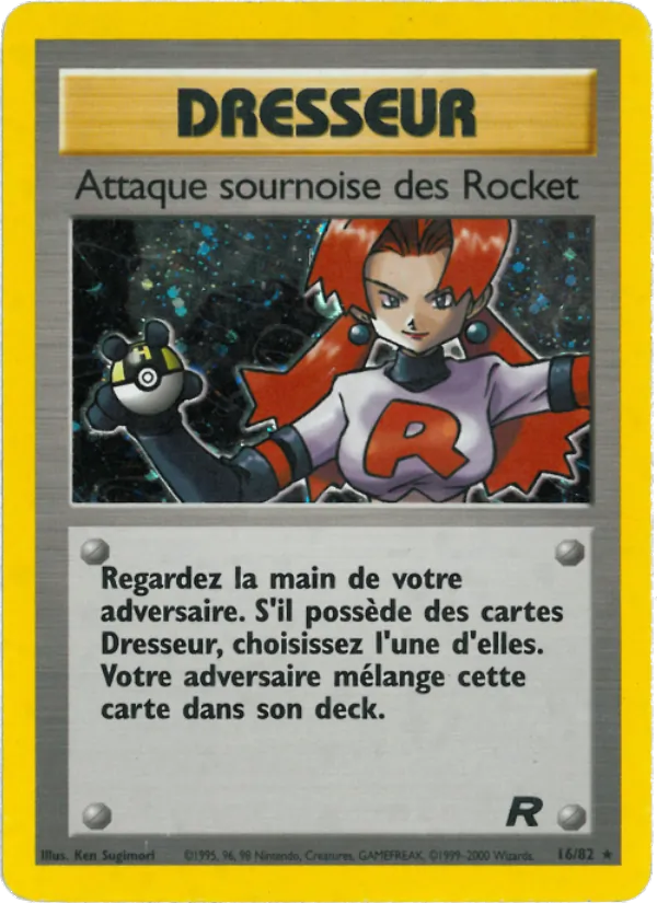 Carte Pokémon Attaque sournoise des Rocket 16/82 de l'extension Team Rocket