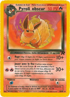 Carte Pokémon Pyroli obscur 35 — Team Rocket