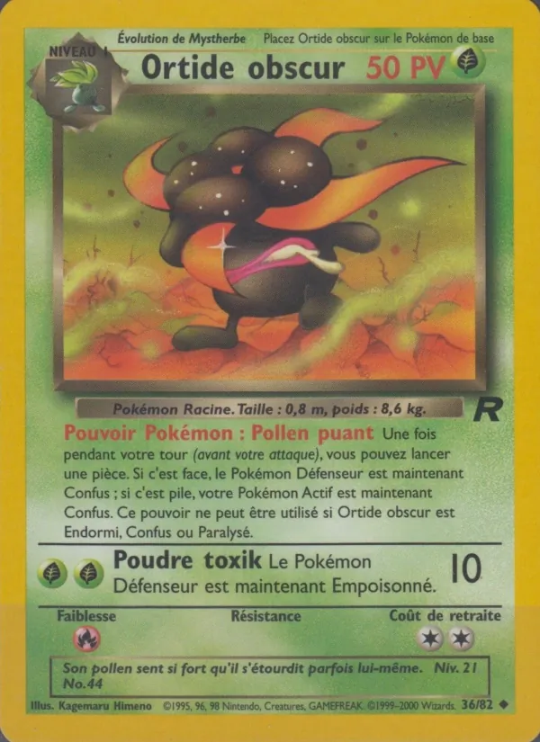 Carte Pokémon Ortide obscur 36/82 de l'extension Team Rocket