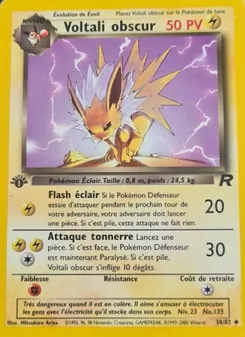 Carte Pokémon Voltali obscur 38 — Team Rocket