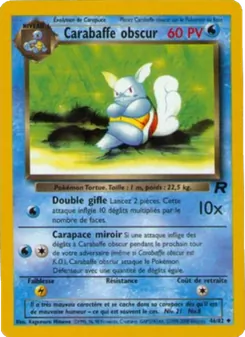 Carte Pokémon Carabaffe obscur 46 — Team Rocket