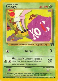 Carte Pokémon Smogo 58 — Team Rocket