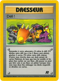 Carte Pokémon Défi ! 74 — Team Rocket
