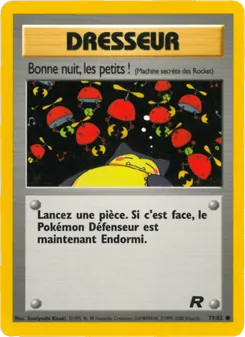 Carte Pokémon Bonne nuit, les petits ! 79 — Team Rocket