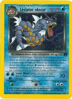 Carte Pokémon Léviator obscur 8 — Team Rocket